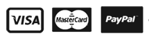 Paypal - Visa / Mastercard Accepted