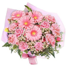 In the pink bouquet