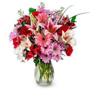 Floral Delight - Mixed Flowers in Vase