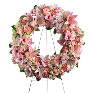 Warm Comfort Funeral Wreath