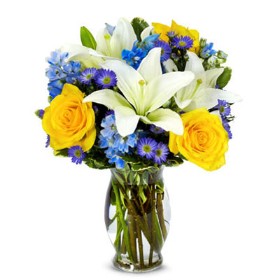 The Bright Blue Sky Bouquet