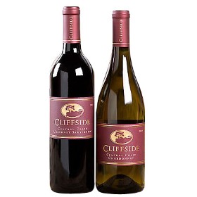 Cliffside Cabernet and Chardonnay